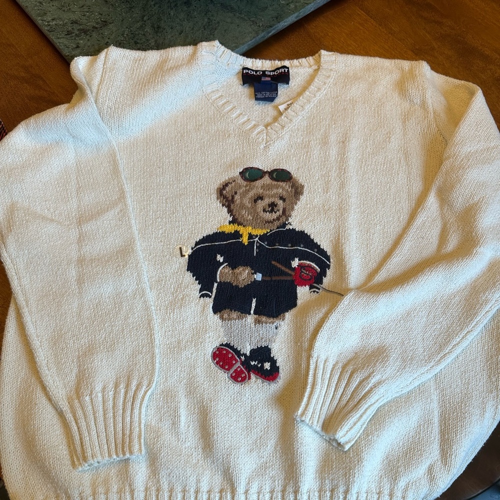 Vintage Polo Bear Sweater - Trade
